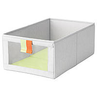 IKEA SLAKTING (003.279.70) Ящик-Коробка серый, зеленый