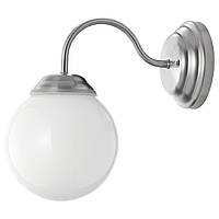 IKEA LILLHOLMEN (500.774.69) Настенный светильник, никелированный, белый