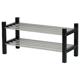 IKEA TJUSIG (101.526.39) Полиця для взуття, чорний