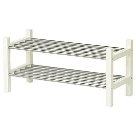 IKEA TJUSIG (301.526.38) Полиця для взуття, біла