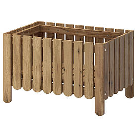 IKEA ASKHOLMEN (302.586.73) Коробка для квітів, сірувато-сіра пляма
