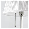 IKEA ARSTID (601.638.62) Торшер, нікельований, білий, фото 2