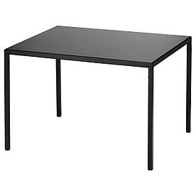 IKEA NYBODA (703.426.46) Журнальний столик з перевернутим верхи, чорний/безе