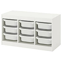 IKEA TROFAST (292.284.70) Шафа з контейнерами, білий,