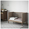 IKEA SUNDVIK (702.485.64) Дитяче ліжечко , сіро-коричнева, фото 4