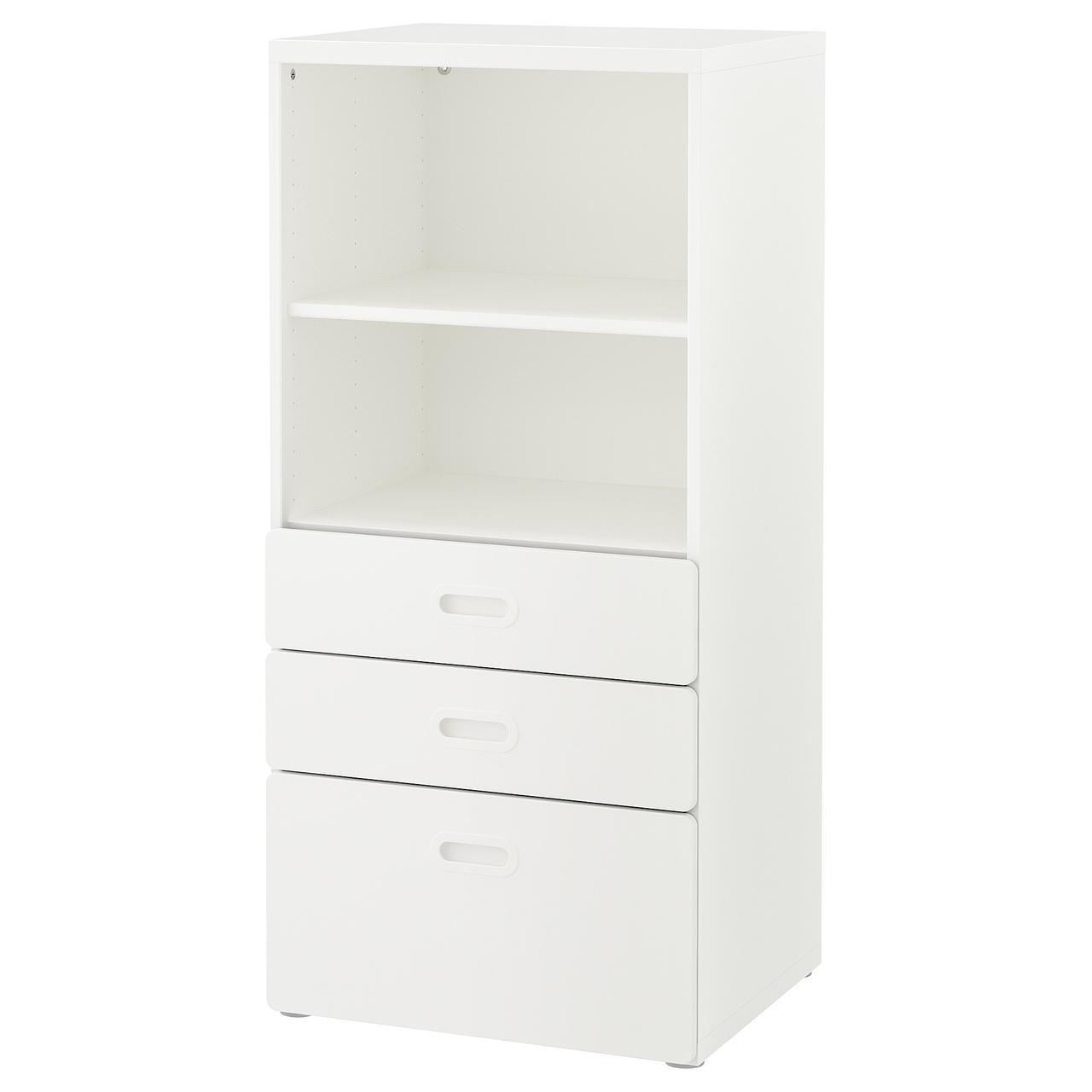 IKEA STUVA / FRITIDS (892.526.88) Шафа з шухлядами, білий, червоний