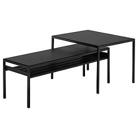 IKEA NYBODA (592.083.19) Столы с двухсторонним верхним, 2 шт., Черный/белый