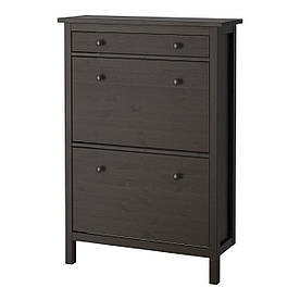 IKEA HEMNES (402.169.08) Шафа для взуття, 2 відділення, чорний