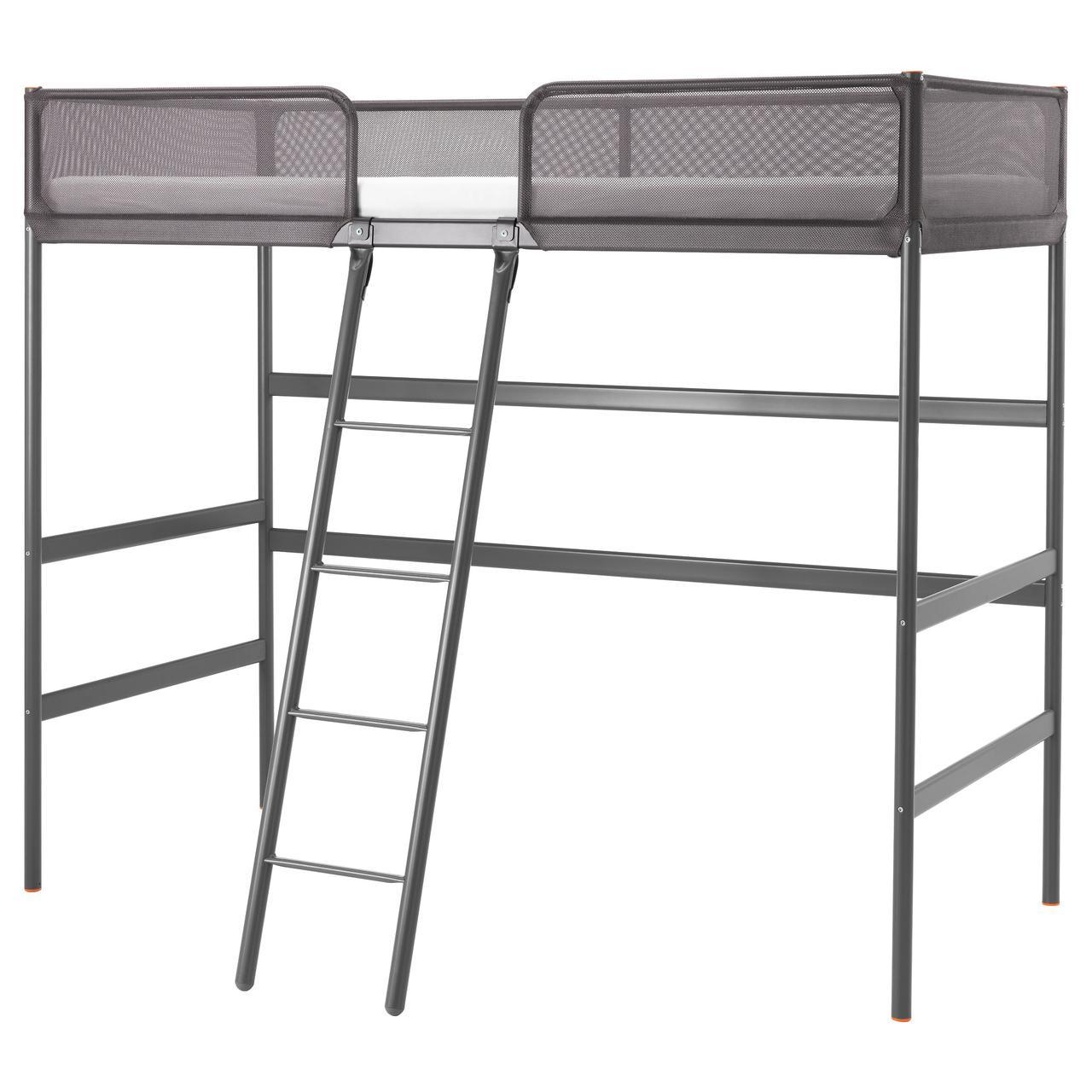 IKEA TUFFING (902.994.49) Ліжко-горище, темно-сірий