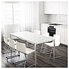 IKEA TORSBY (399.327.36) Стіл, хром, білий полірований, фото 2