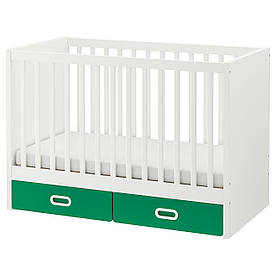 IKEA STUVA / FRITIDS (492.675.02) Ліжко з ящиками, зелена