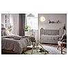 IKEA GONATT (002.579.53) Дитяче ліжечко світло-сіра, фото 7