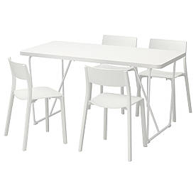 IKEA RYDEBACK/BACKARYD / JANINGE (691.615.52) Стіл і 4 стільця