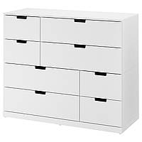 IKEA NORDLI (792.395.03) Комод, 8 ящиков, Белый