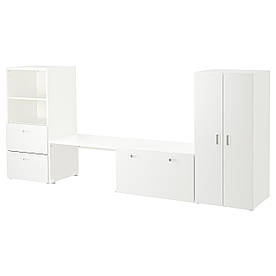 IKEA STUVA / FRITIDS (292.531.34) Шафа, білий, червоний