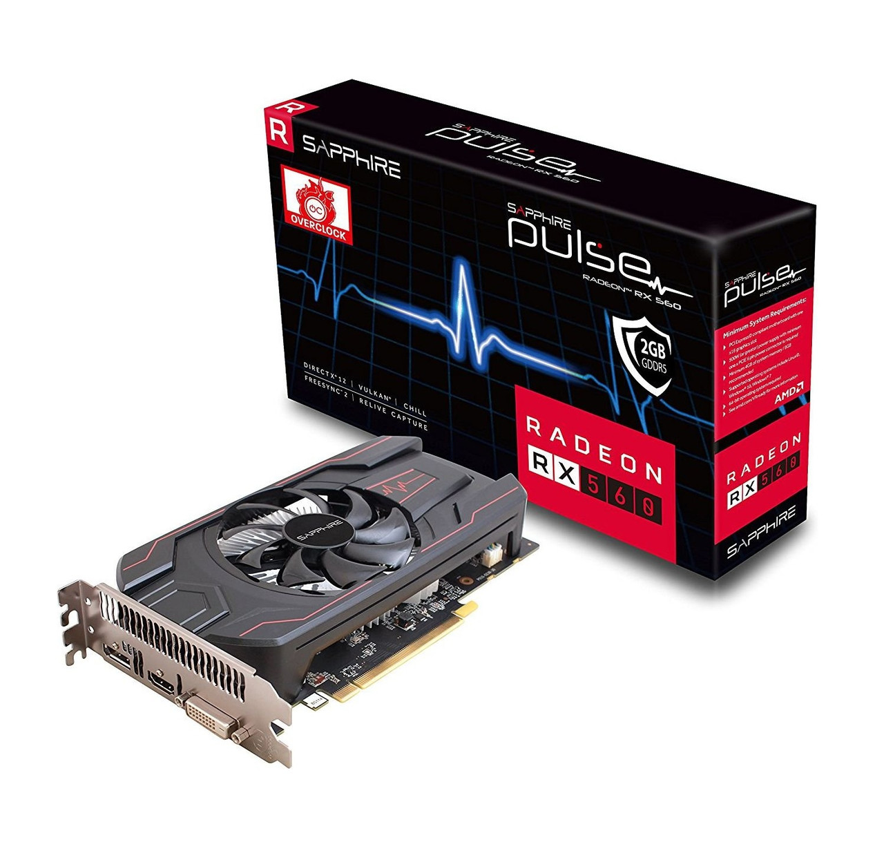 Відеокарта Sapphire Radeon RX 560 Pulse (11267-02-20G) 