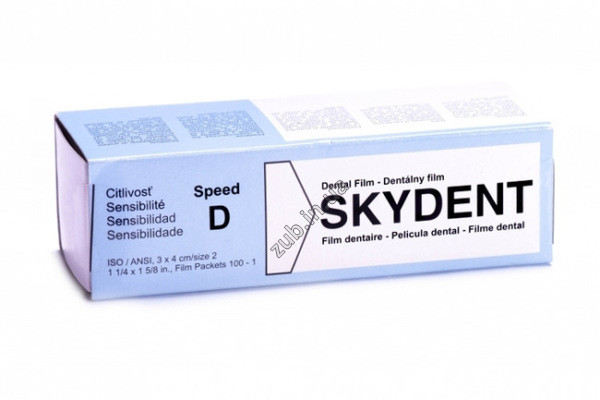 Плівка для дентальної рентгенографії D-Speed Skydent №100