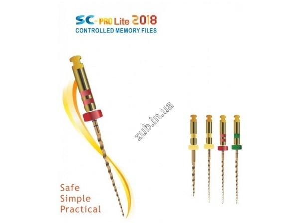 Файли NiTi SOCO SC-Pro 2018 Lite асорті 17-35 25 мм.