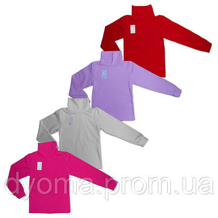 Дитячий теплий однотонний гольф для дівчаток (32-38), фото 2