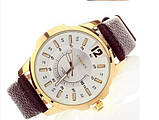 Годинник чоловічий Curren Colorado brown-gold-white, фото 2
