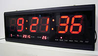 Настенные электронные часы LED Clock JH-4622, часы,календарь, термометр