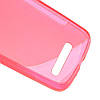 Чохол силіконовий S форми на HTC Desire 500 506e, рожевий, фото 6