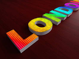 Світлодіодні літери з SMART діодами, h-200мм