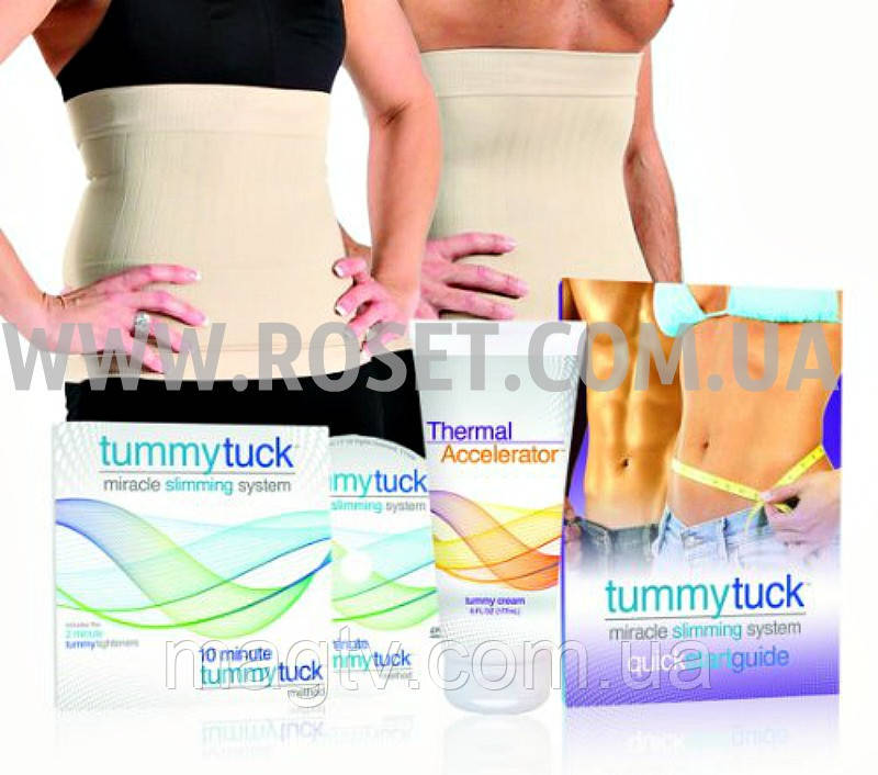 Стягувальний пояс для корекції фігури та схуднення — Tummy Tuck Slim