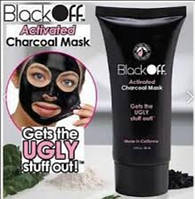 Маска-пленка для очищения пор с древесным углем Black Off Activated Charcoal Mask