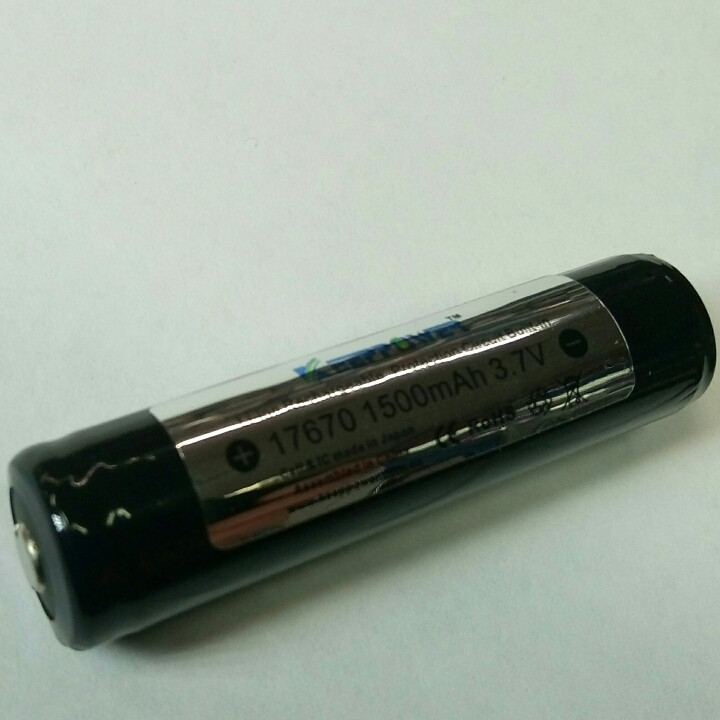 Keeppower 17670 3,7 V 1500mAh з електр., фото 1