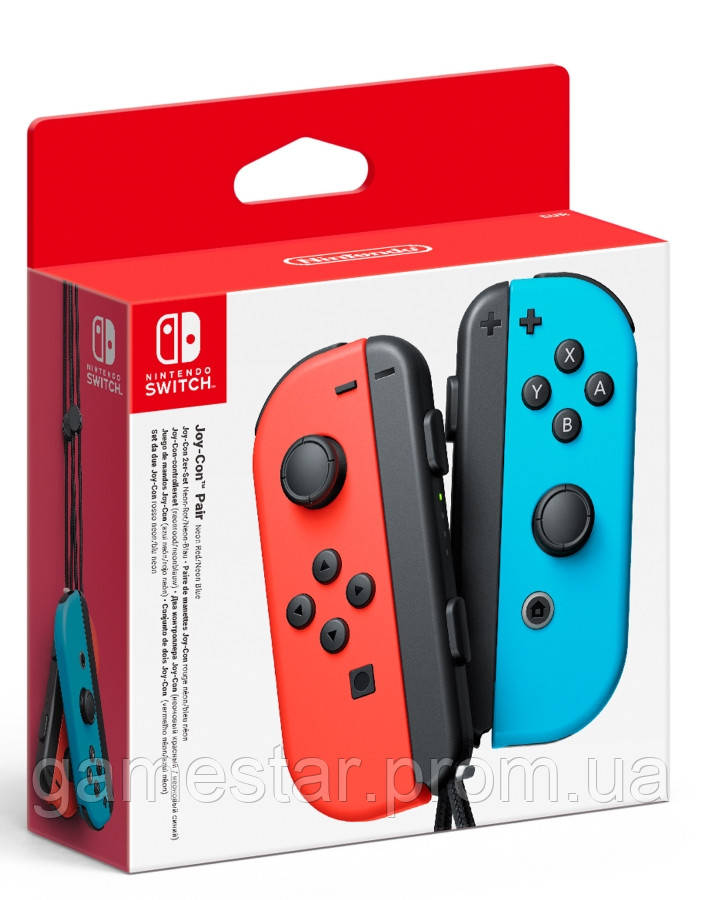 Joy-Con Nintendo Switch Left Right Neon Red Blue - фото 1 - id-p882166173