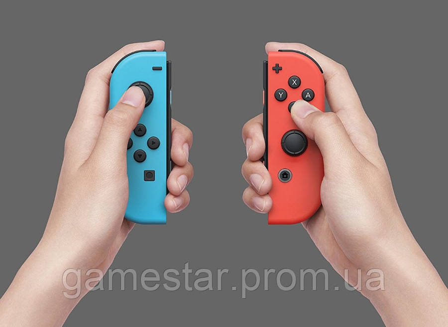 Joy-Con Nintendo Switch Left Right Neon Red Blue - фото 3 - id-p882166173