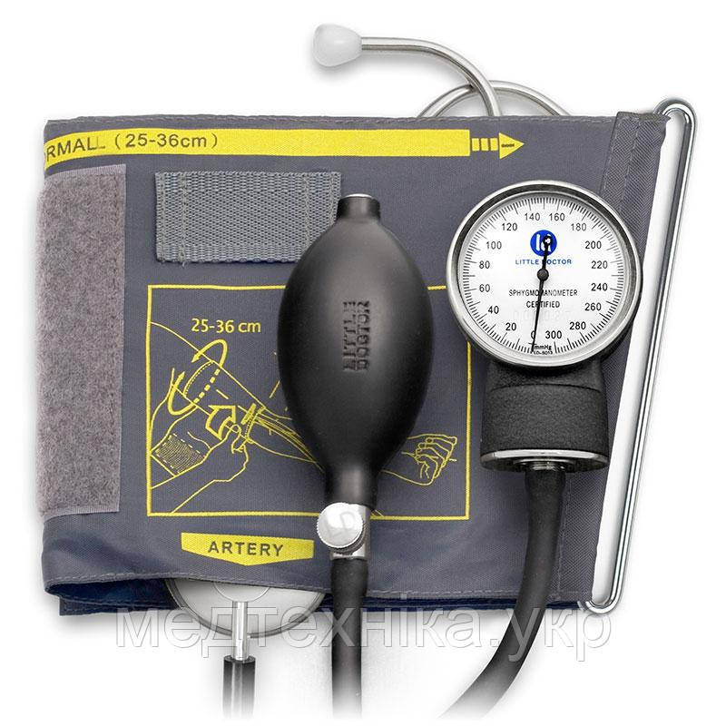 Тонометр механічний Little Doctor LD-70 з фонендоскопом, манжета 25 — 36 см, Сінгапур