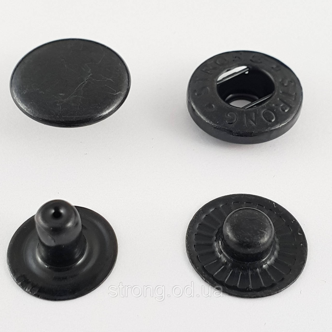 Кнопка Альфа 12,5 мм No54 Оксид (720 шт.) STRONG