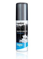 Біла фарба для спортивного взуття KAPS SUPER WHITE 75 мл