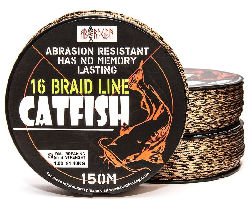 Плетений шнур на сома ABORIGEN CATFISH 16 BRAID LINE 150 M, фото 1