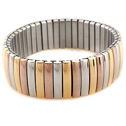 Браслет медична сталь позолота