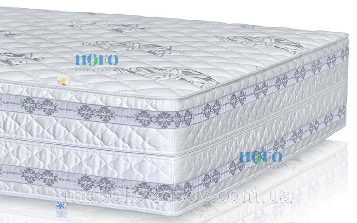 Матрац двоспальний Морфей (Велам) 180х190х34 см незалежні пружини 5 зон латекс+кокос з/л до 150 кг , фото 1