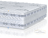 Матрац двоспальний Морфей (Велам) 180х190х34 см незалежні пружини 5 зон латекс+кокос з/л до 150 кг , фото 3