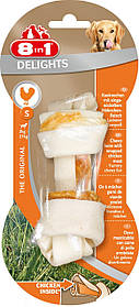 8in1 Delights S жувальна кістка з курячим м'ясом для собак, S 11 см