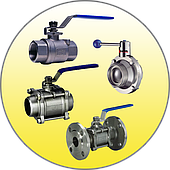 Крани кульові нержавіючі