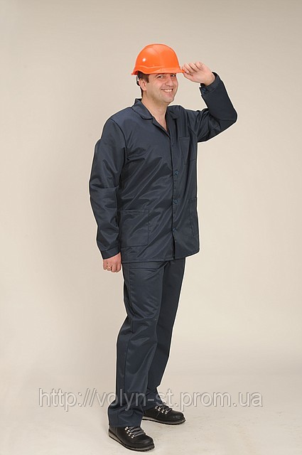 Костюм «Робочий», куртка пряма та штани, тканина Саржа