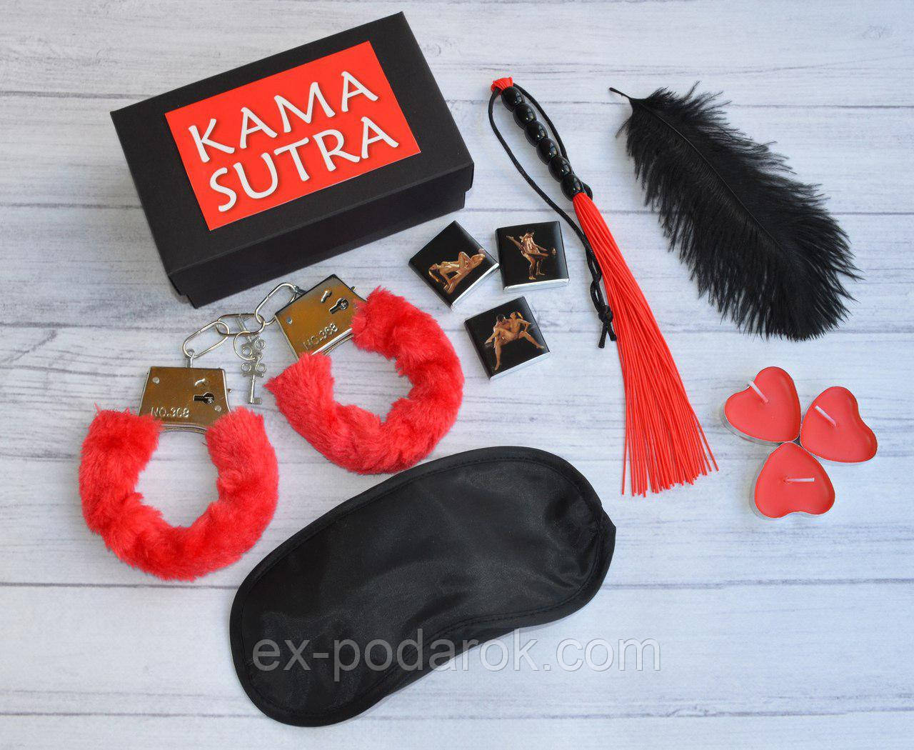 Еротичний набір із наручниками "Камасутра"
