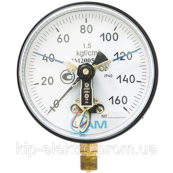 Манометр електроконтактний ДМ2005-У2 (ДМ 2005-У2, ДМ2005У2, ДМ2005, ДМ-2005)