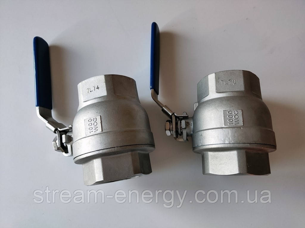 Кран кульовий нержавіючий AISI 304 ду 100 (4"), фото 1