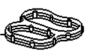 Прокладка екрана піддона ДВС GM 55573794 B16DTC B16DTE B16DTH B16DTJ B16DTL B16DTN OPEL Astra-J/K Insignia