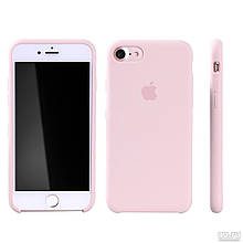 Чохол Накладка для Apple iPhone 7, Original Soft Case, Світло-Рожевий