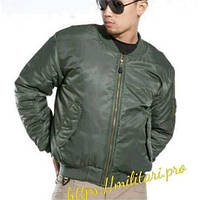 Куртка бомбер (літна) MA-1 олива, Mil-Tec М; L; XL; XXL; XXXL. Німеччина Art. Nr:10403001
