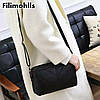 Сумка через плече жіноча чорна, фото 9