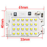 Smart IC 10w Світлодіод 10w 220v SMD 2835 61мм*40мм QST-10w, фото 2